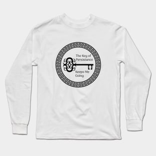 Perseverance Emotional and Motivational Slogan Long Sleeve T-Shirt